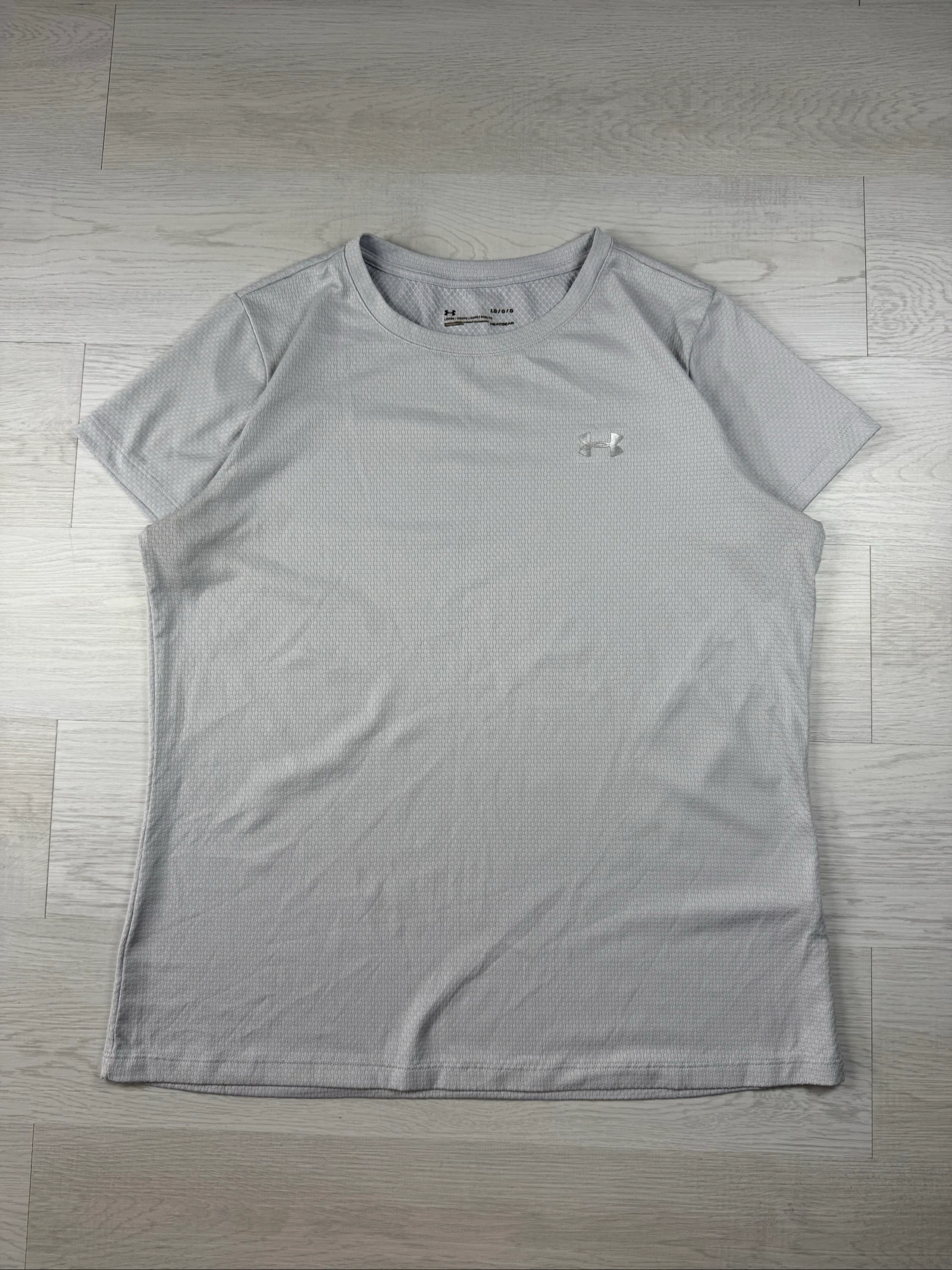 Under Armour T-shirt femme en maille HeatGear Tech Novelty Gris L – photo 3